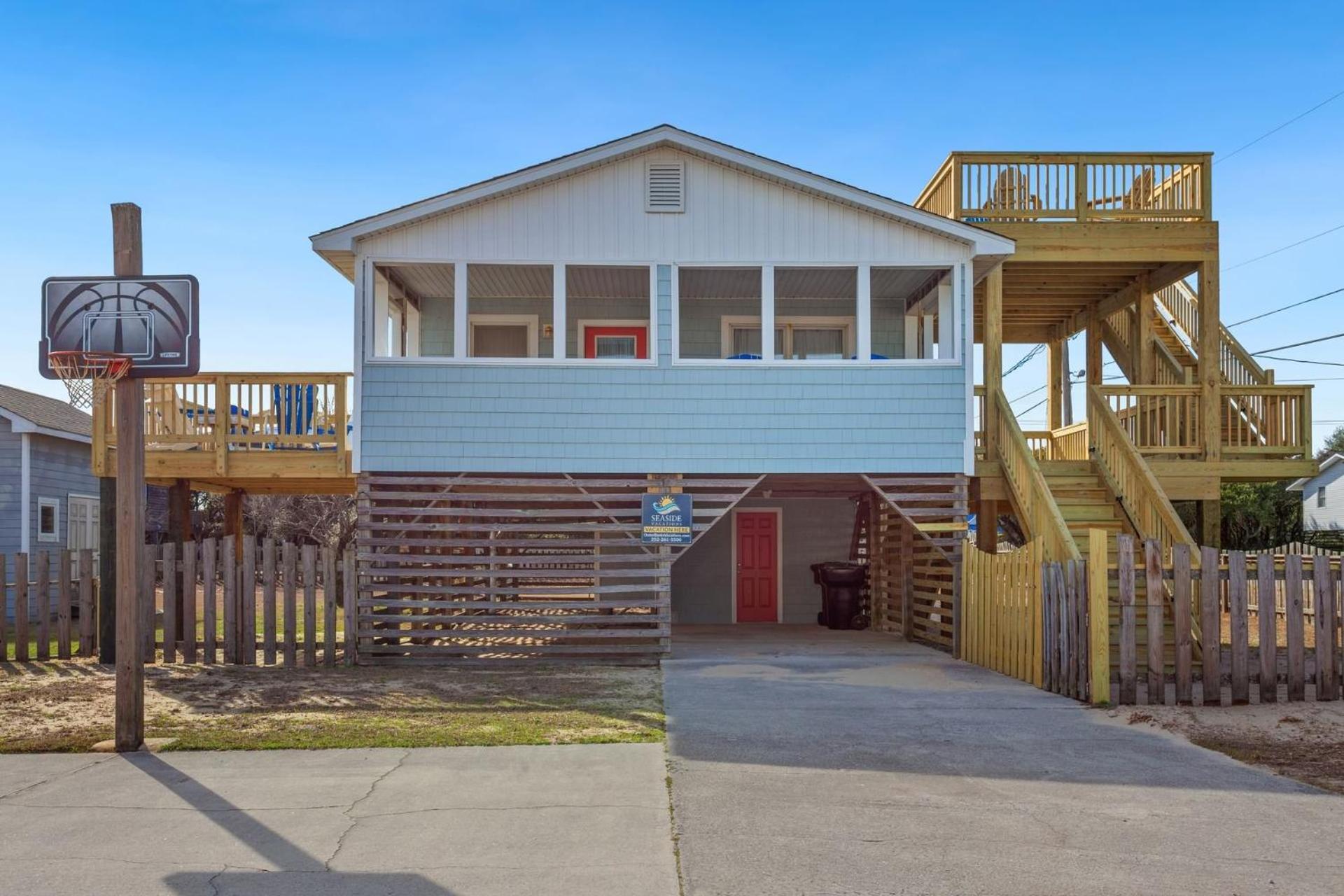 4011 The Dogs House 2 Min Walk To Beach Kitty Hawk Extérieur photo